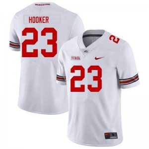 Men's Ohio State Buckeyes #23 Marcus Hooker White Nike NCAA College Football Jersey Check Out PWV4444NS